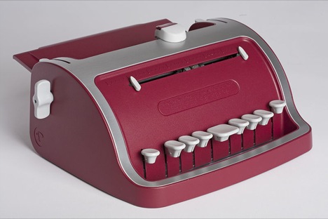 美品　PERKINS BRAILLER 点字タイプライター② Perkins Brailler - The Perkins Braille typewriter writing machine